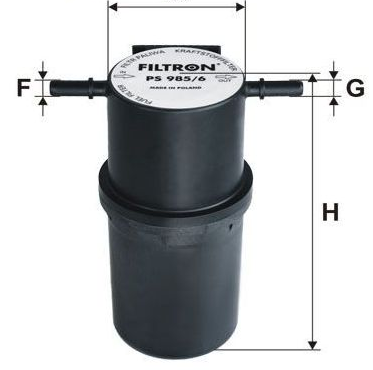фото Фильтр топливный filtron ps9856