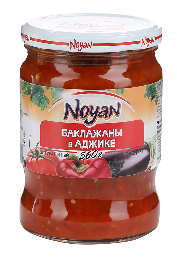 

Баклажаны Noyan в аджике 550 г