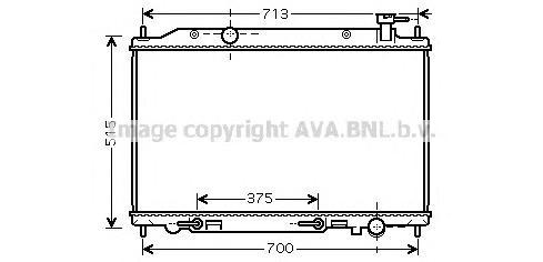 Радиатор Системы Охлаждения Ava DN2295