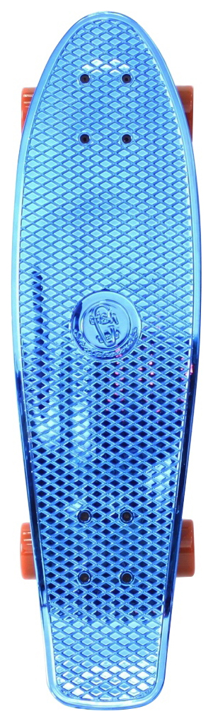 

Скейтборд Y-Scoo Big Fishskateboard Metallic 27" 402H-Bl с сумкой Blue Brown