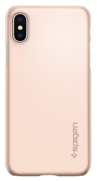 фото Чехол apple spigen thin fit blush gold для iphone x 057cs22110