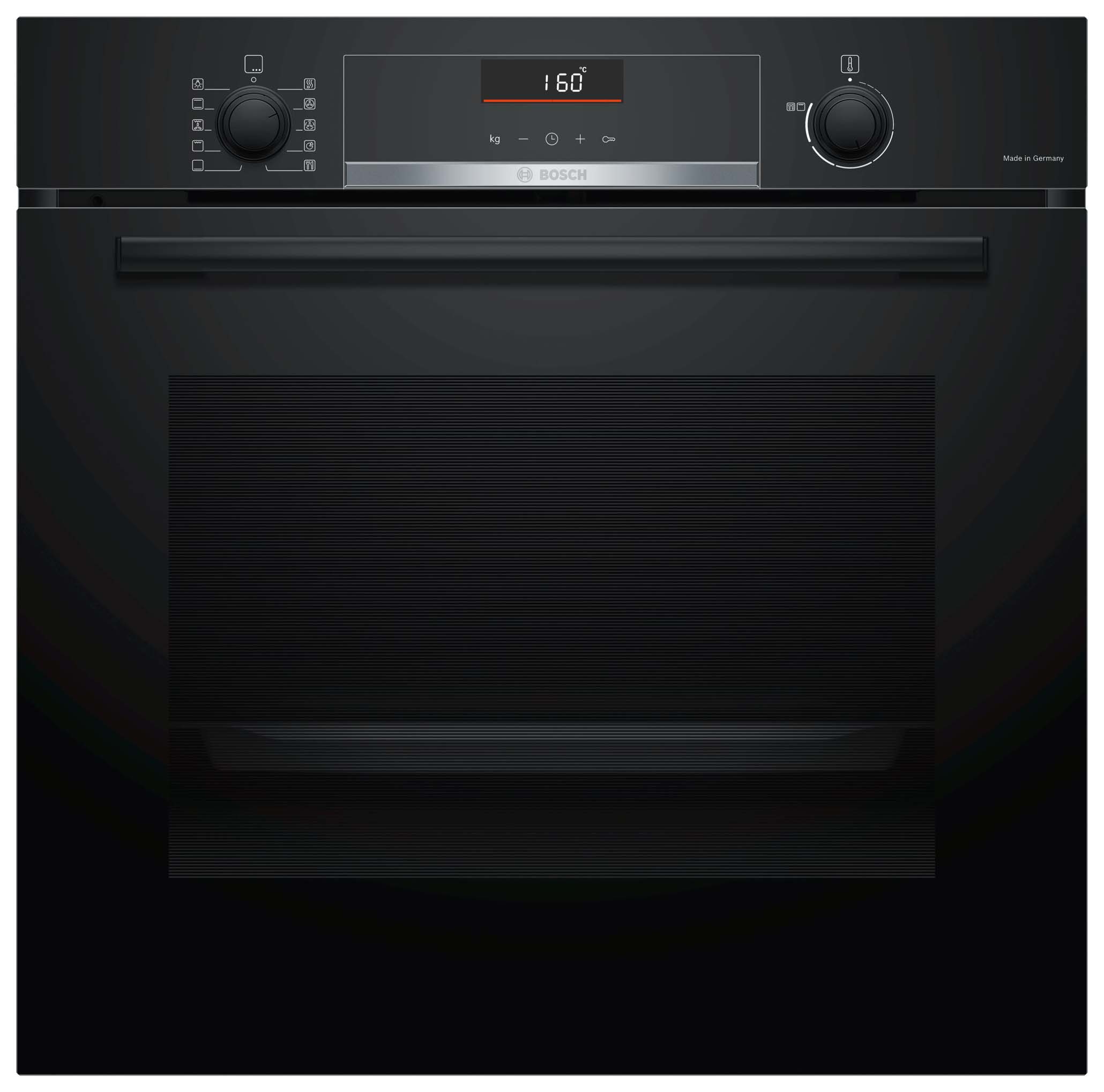 фото Встраиваемый электрический духовой шкаф bosch hbg536eb0r black