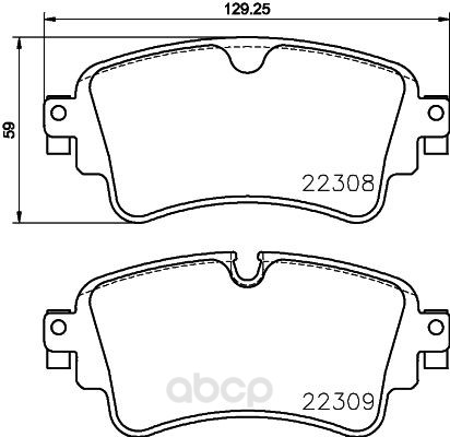 

Колодки тормозные Brembo P85154