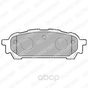 Колодки тормозные DELPHI задние для Subaru Impreza 2002- LP1822