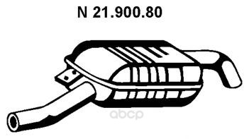 

Глушитель выхлопной системы Eberspacher 2190080