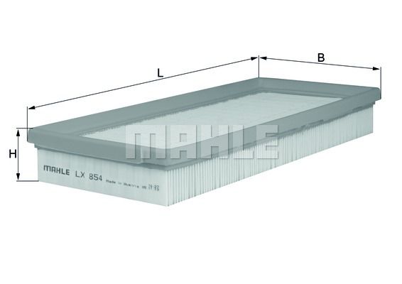 

Фильтр воздушный KNECHT LX 854