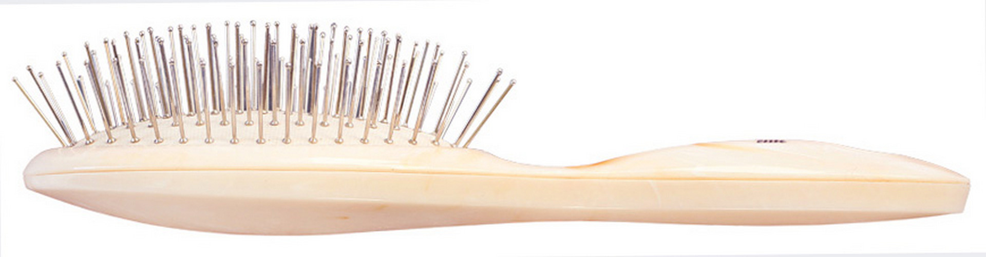 Щетка для волос CLARETTE на подушке с металлическими зубьями (компакт)