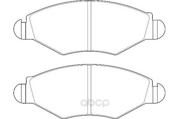 Комплект тормозных колодок WAGNER WBP23597A 2850₽