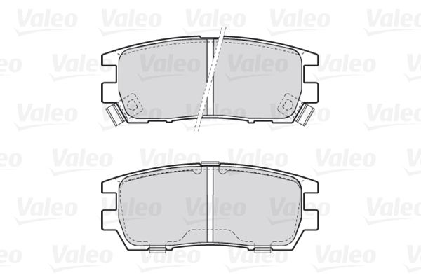 

Комплект тормозных колодок Valeo 301519