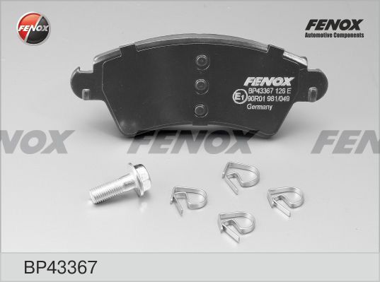 

Комплект тормозных колодк FENOX BP43367