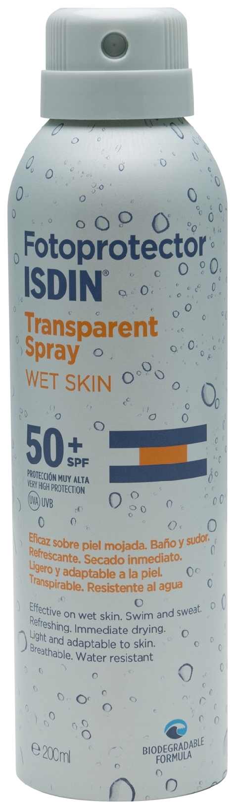 

Солнцезащитное средство Isdin Fotoprotector Transparent Spray Wet Skin SPF 50+ 200 мл