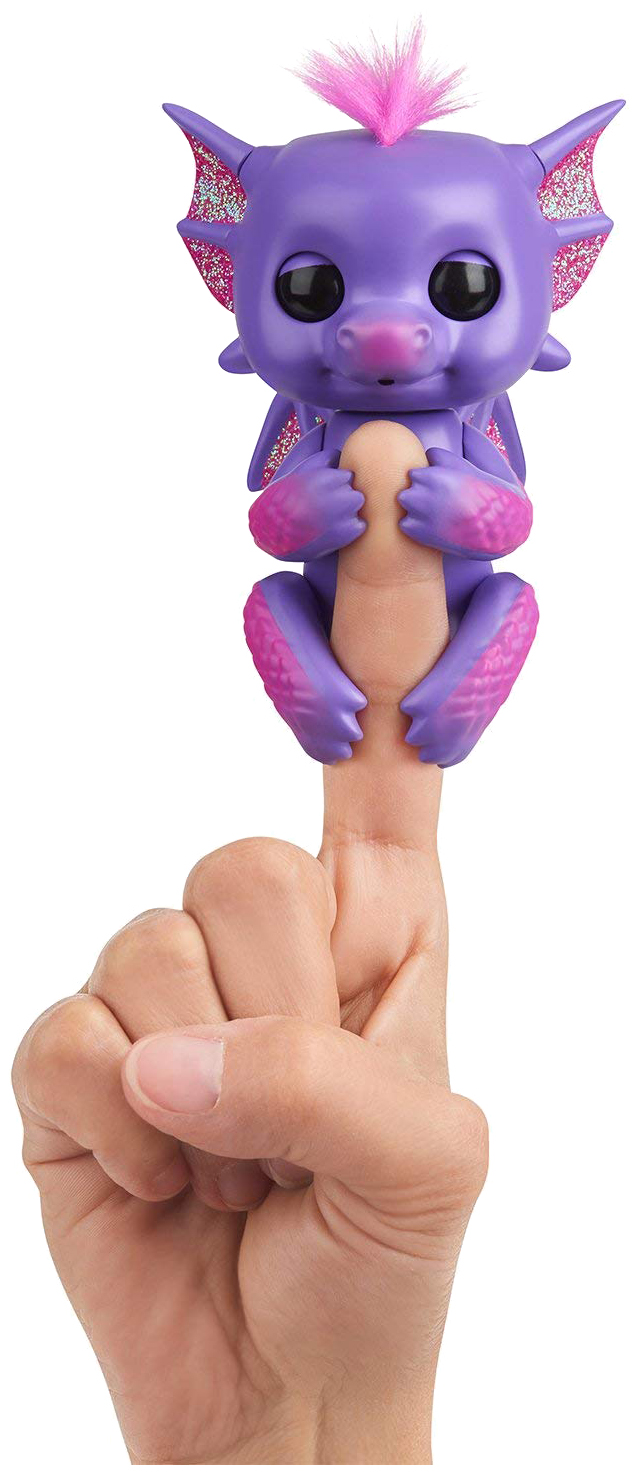 

Интерактивная игрушка WowWee Fingerlings Дракон Калин 12 см