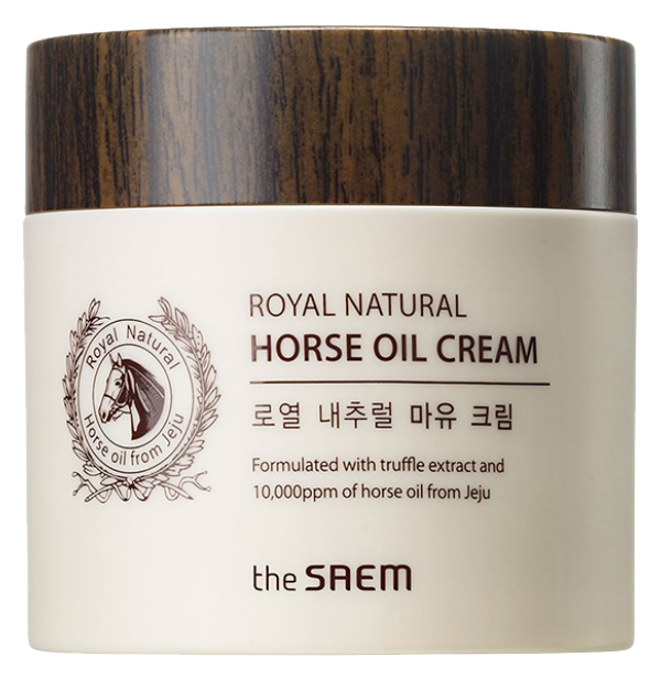 Крем для лица The Saem Royal Natural Horse Oil Cream 80 мл консилер the saem cover perfection fixealer 1 5 natural beige