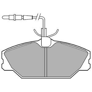 

Тормозные колодки DELPHI дисковые LP788