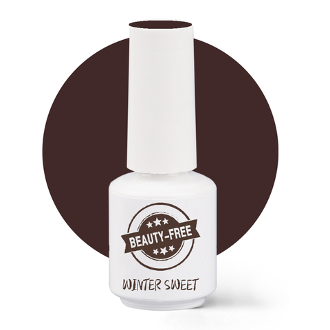 

Гель-лак BEAUTY-FREE Winter Sweet Горячий шоколад №154, 8 мл