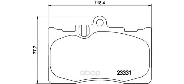 

Колодки тормозные передние lexus gs 430 00-05/ls 430 00-/sc 430 01- Brembo P 83 058