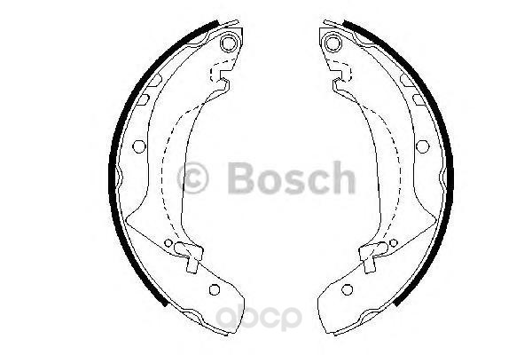 

Колодки барабанные BOSCH 0986487642
