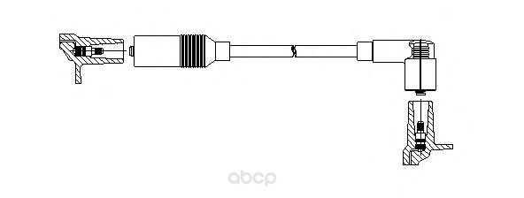 фото Провод высоковольтный audi/seat/vw 60см bremi 115/60