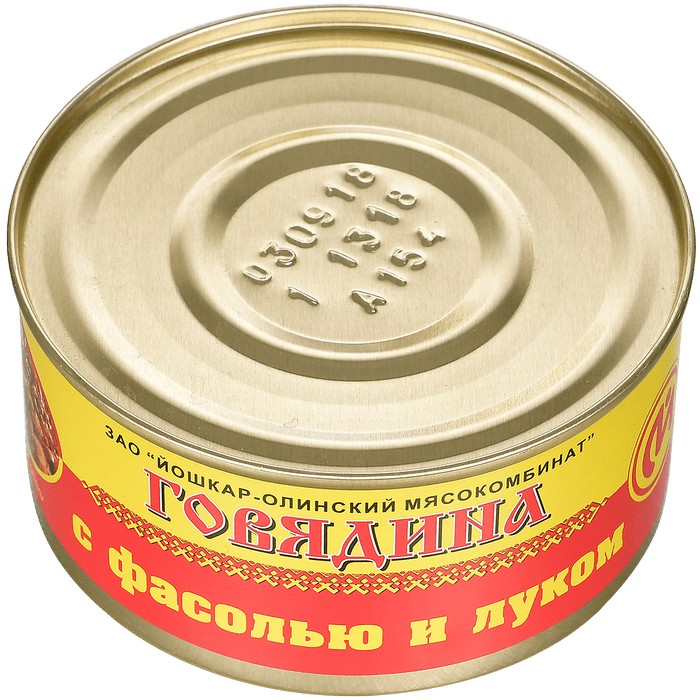 

Консервы мясные ЙОМ говядина с фасолью и луком №8 325 г