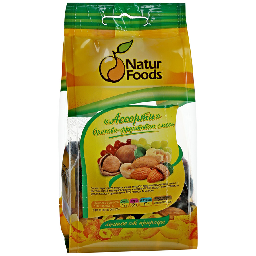 Смесь Natur Foods ореховая сладкая 130 г