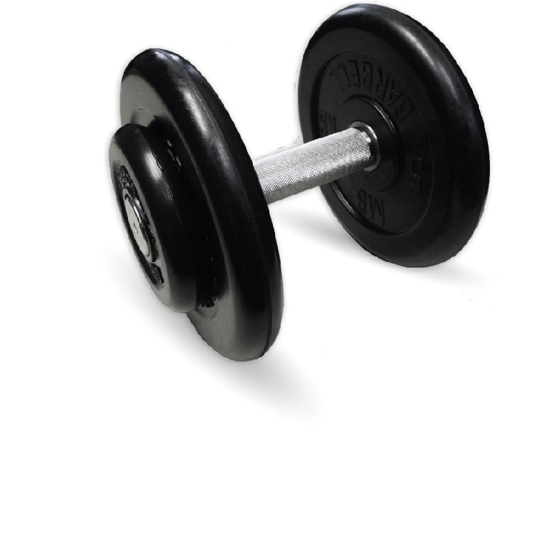 

Гантель обрезиненная MB Barbell Atlet 13,5 кг
