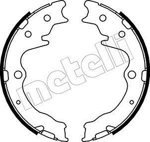 

Тормозные колодки METELLI стояночного тормоза 530228