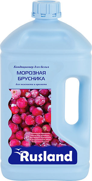 фото Кондиционер для белья rusland морозная брусника для нежности и аромата 2.5 л