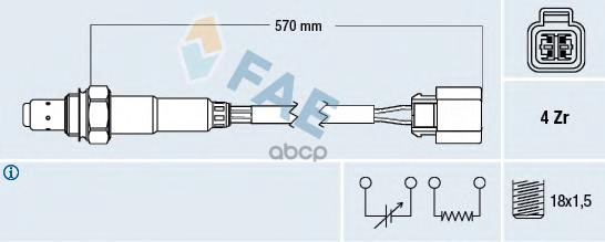 Лямбда-зонд FAE 77289