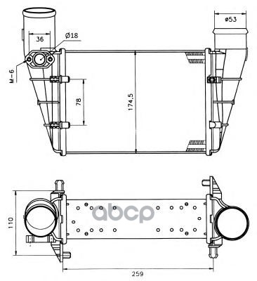 Интеркулер NRF 30127 4364₽