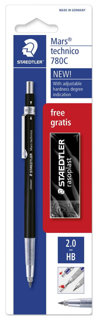 

Цанговый карандаш Staedtler 780 HB, 2 мм
