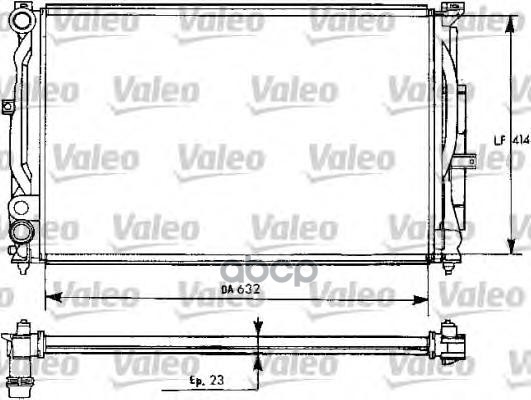

Радиатор охлаждения Valeo 731537