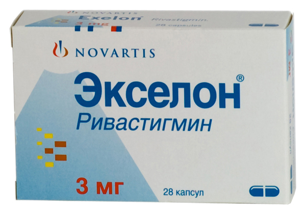 Купить Экселон капсулы 3 мг 28 шт., Novartis Pharma