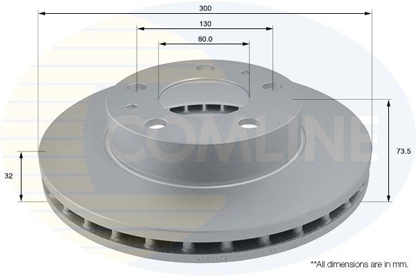 фото Тормозной диск comline adc1572v