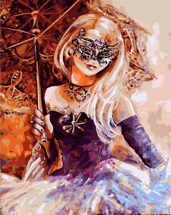 

Картина по номерам Paintboy Таинственная незнакомка, 40x50 см, Таинственная незнакомка