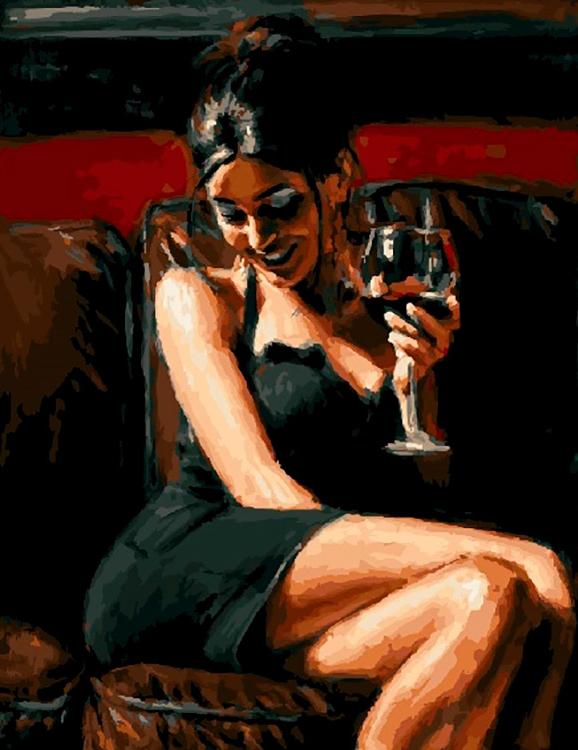 

Картина по номерам Paintboy Роковая женщина, 40x50 см, Роковая женщина