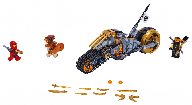 Конструктор LEGO Ninjago Раллийный мотоцикл Коула