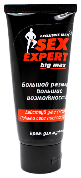 фото Крем для увеличения пениса sex expert big max 50 г