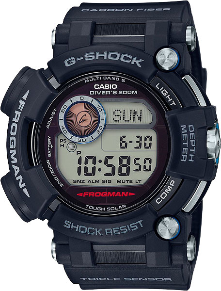 фото Японские наручные часы casio g-shock gwf-d1000-1e с хронографом