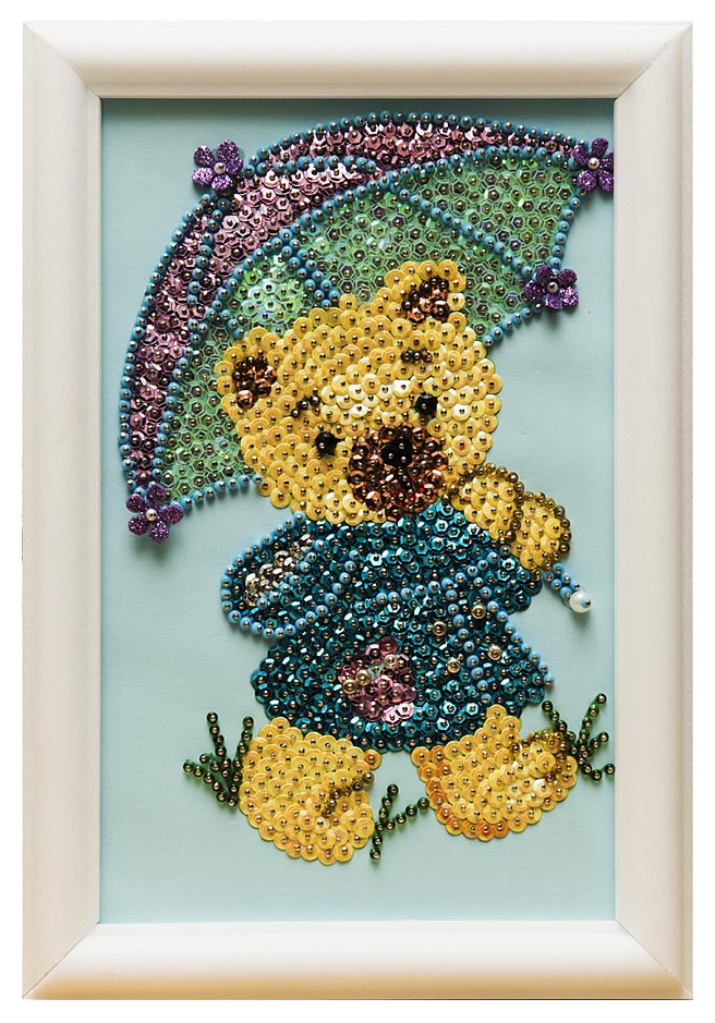 Мозаика Волшебная мастерская Медвежонок из пайеток М024