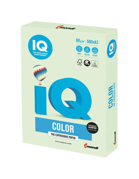 фото Бумага для офисной техники iq gn27 color а3 80 г/м2