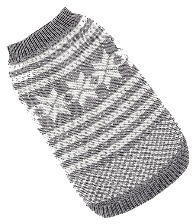 

Джемпер для собак FOR MY DOGS, унисекс, серый, FW651-2018 8-10, FW651-2018
