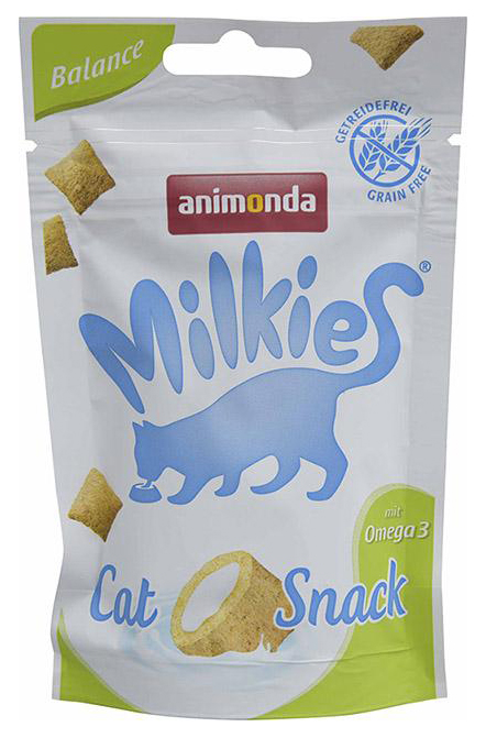 фото Лакомство для кошек animonda milkies balance omega 3, беззерновое, 30 г