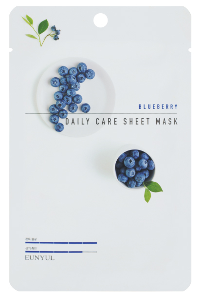 фото Маска для лица eunyul daily care mask sheet blueberry 22 мл