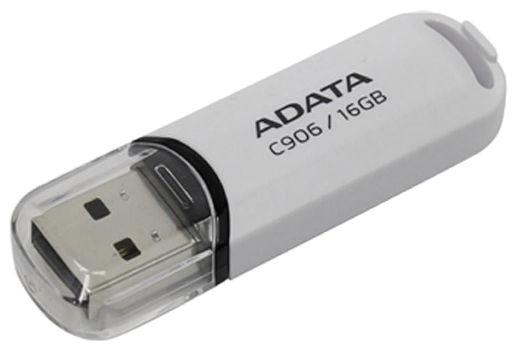 Флешка ADATA Classic C906 16ГБ White (AC906-16G-RWH)