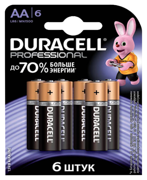 Батарейка Duracell Professional LR6-6BL 6 шт
