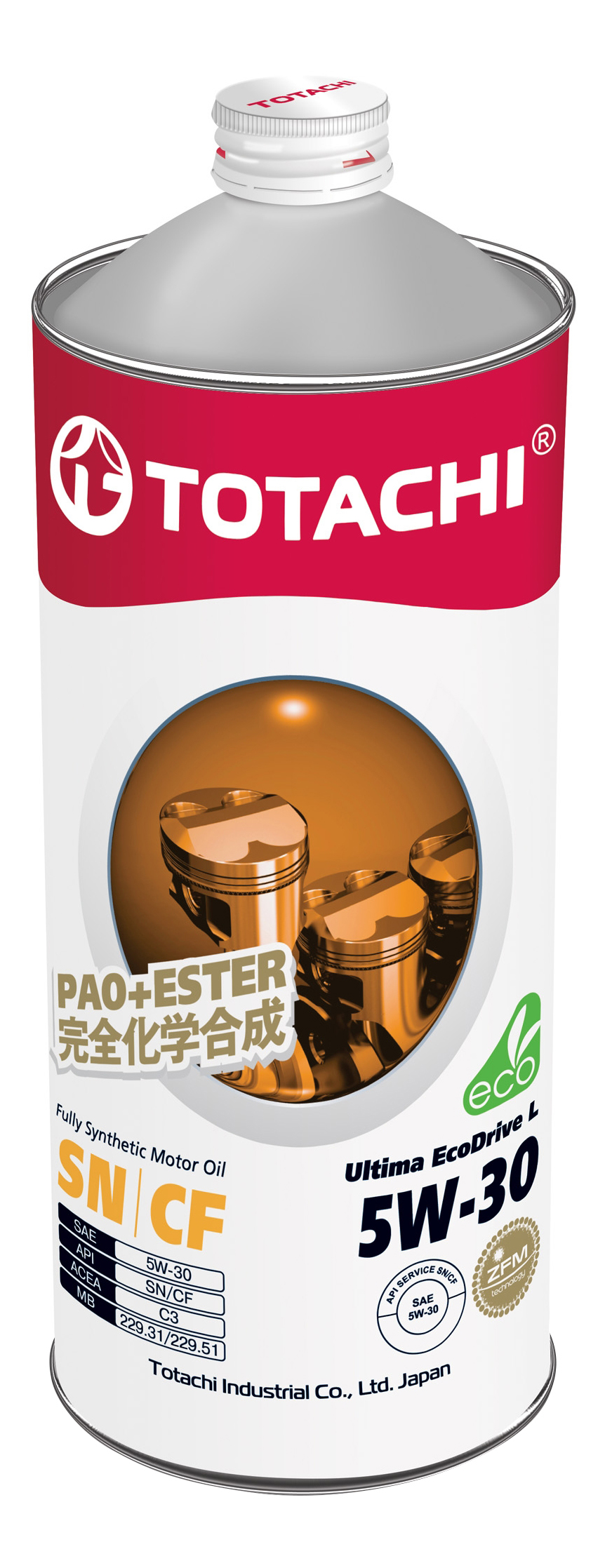 Моторное масло Totachi Ultima EcoDrive L Fully Synthetic SN/CF 5W30 1л