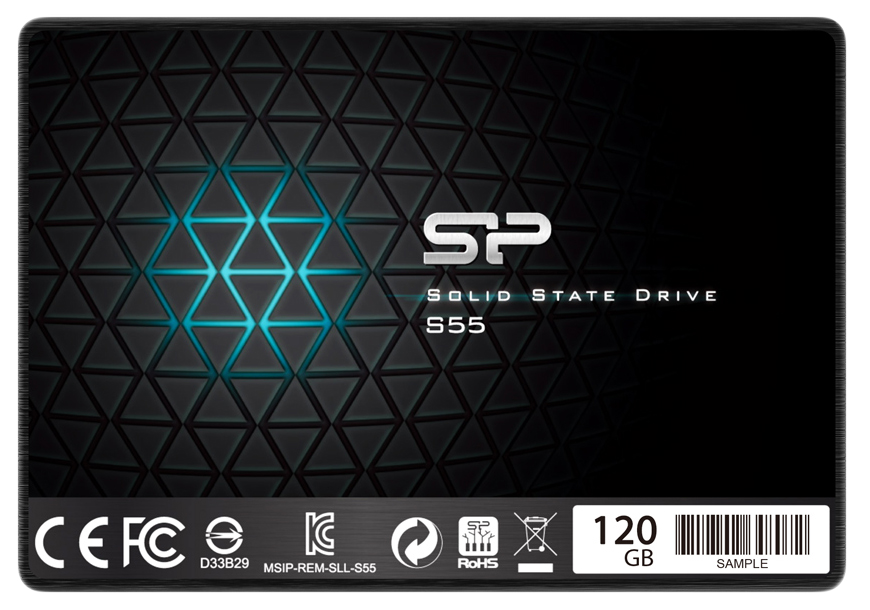 фото Ssd диск silicon power slim s55 120гб (sp120gbss3s55s25)