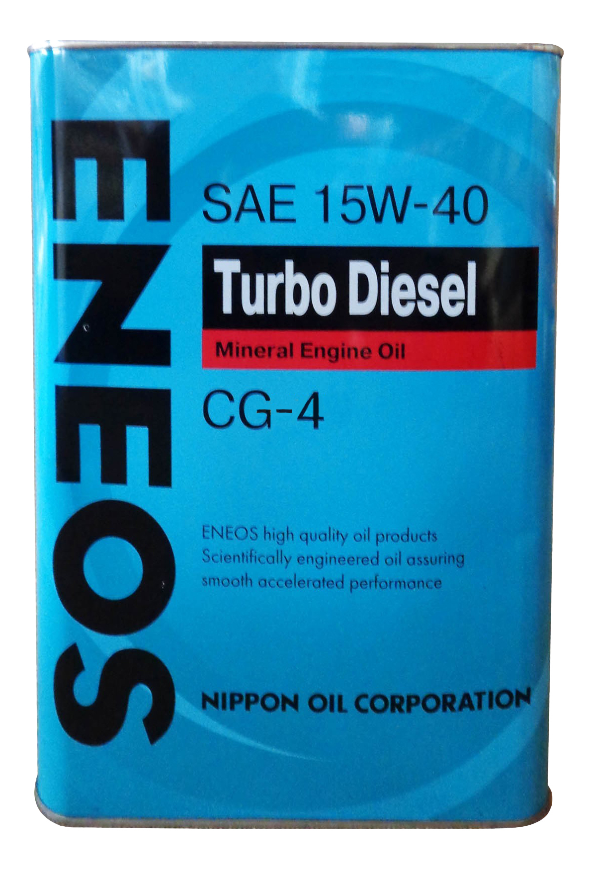 Моторное масло Eneos Turbo Diesel Mineral 15W40 4л 4572₽