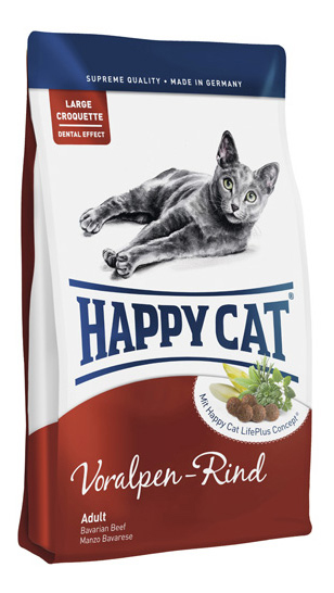 Сухой корм для кошек Happy Cat Fit & Well, альпийская говядина, 0,3кг
