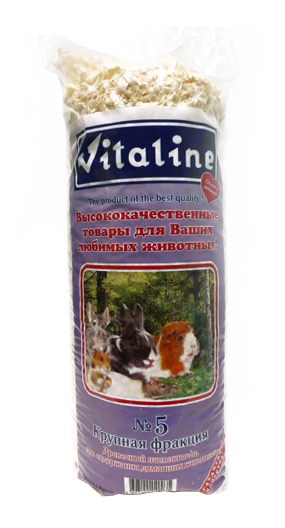 Наполнитель для грызунов Vitaline №5, впитывающий, 14,7л